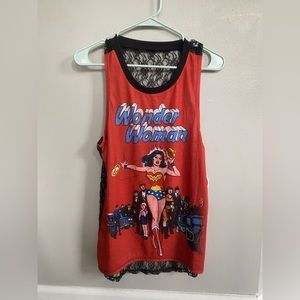 DC Comics Wonder Woman Tank Top Juniors size large